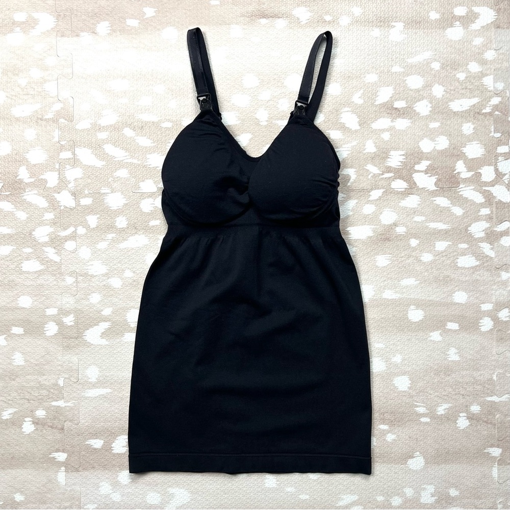 Kindred Bravely Simply Sublime Maternity and Nursing Camisole Tank Black Small